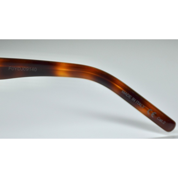 SAINT LAURENT SL515 003 WOMEN HAVANA GREEN CAT EYE SUNGLASSES. 58mm - Picture 14 of 16